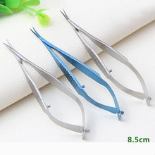 Load image into Gallery viewer, Ophthalmic microsurgery Stainless steel scissors animal experiment 8.5cm Venus scissors surgical tools