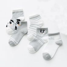 Load image into Gallery viewer, 5 Pairs Infant Mesh Thin Cotton Socks For Newborn Baby Girls And Boy Clothes Accessories