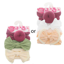 Load image into Gallery viewer, Nylon Baby Headband Bow Headbands For Cute Kids Girls Hair Girls Turban Hairband Children Bow