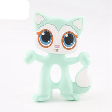 Load image into Gallery viewer, Silicone Teethers Food Grade Tiny Rod Teething Baby Shower Gifts Cartoon Animals Teether Let's Make 1pc