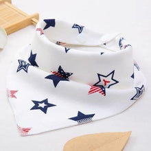 Load image into Gallery viewer, Baby Bibs Cute Cartoon Pattern bib Burp Cloths Saliva Towel Cotton Infant Burp Cloths Bib For Kids