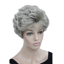 Load image into Gallery viewer, StrongBeauty Women's Wigs Blond Fluffy Naturally Curly Short Synthetic Hair Wig
