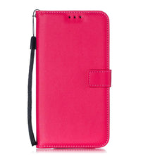 Load image into Gallery viewer, Solid Color Leather Wallet Case For iPhone 14 XS MAX 11 Pro 12 mini 13 Flip Cover Card Slot Mobile Phone Case Wallet Mobile Phone Case Leather Flip Case Wallet Colorful Protective Case