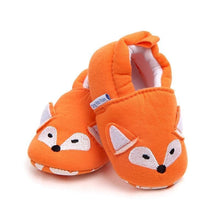 Load image into Gallery viewer, Newborn Baby First Walker Girls Boy Shoes Cartoon Animals Cotton Shoe Toddler Soft Sole Anti-slip Infant Shoes