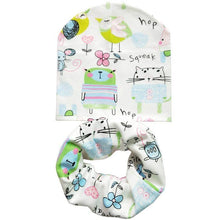 Load image into Gallery viewer, Modern Cartoon Cotton Baby Hat Winter Baby Girls Hat Newborn Boys Hats Kids Cap Scarf Set Children Beanies For Kids With Scarf