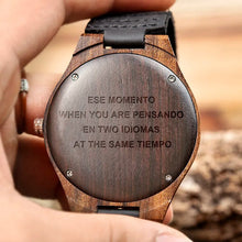 Load image into Gallery viewer, BOBO BRID Personalized LOGO WORDS MESSAGE Engraved Wood Watch Sunglasses Logo Customized Item OEM&ODM No products