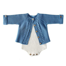 Load image into Gallery viewer, Modern Cotton Baby Girl Cardigan Clothes With knitted Outerwear & Coats for Infant Boys and Girls Romper Winter Jumpsuit