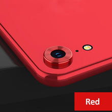 Load image into Gallery viewer, Camera Cover Anti-Scratch Tempered Glass Film For iPhone XR Camera Lens Protector Ring Plating Aluminum For iPhone XR Camera Case Cover Ring Protection