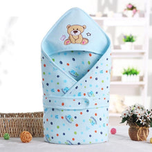 Load image into Gallery viewer, Cotton Infant Baby Sleeping Bag Envelope For Newborn Baby Bedding Wrap Sleepsack For Baby Blanket
