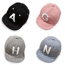 Load image into Gallery viewer, Cotton Baby Adjustable Letter Baseball Caps For Boys & Girl Hats Children Snapback Hip-Hop Sun Hat In Modern Style