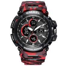 Load image into Gallery viewer, Orange Modern Sport Waterproof 50M Men Watches With LED Digital Display In Military Armi Relogio Masculino Style