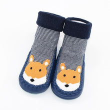 Load image into Gallery viewer, Baby Warm Stretchy Booties Sock With Rubber Soles For Newborn Baby Girl And Boy Socks Slipper