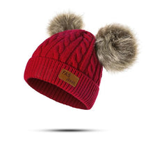 Load image into Gallery viewer, Luxury Baby Hat Pompon Hat Knitted Cute Cap For Girls & Boys Casual Solid Color Girls Baby Style In Great New Modern Trend Design