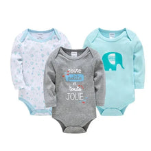 Load image into Gallery viewer, 3/6 PCS Kavkas Cotton Baby Bodysuit Long Sleeve Set for Newborn Boys & Girls 0β12 Months