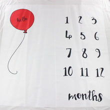 Load image into Gallery viewer, Cartoon Pattern Baby Photo Props Background Blankets Play Mats Backdrop Cloth Calendar Photo Accessories Blanket For Baby