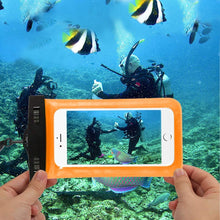 Load image into Gallery viewer, Universal Waterproof Pouch Case Cell Phones Portable Bag Swimming Bags Dry Case Cover For iPhone Under 6.5 inch Large Phone Dry Bag Waterproof Case for iPhone