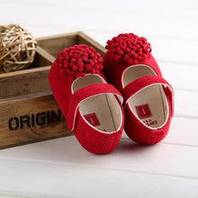 Load image into Gallery viewer, Candy Colors Newborn Baby Prewalker Princess Girl Crib Big Flower Soft Bottom Anti-slip Shoes Footwear Shoes