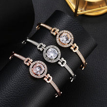 Load image into Gallery viewer, Luxury Diamond Shiny Fashion Luxury Jewelry Zircon Multi-Layer Bangle Bracelet High Quality Rhinestone Charm Bracelet for Women and Girls
