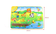 Load image into Gallery viewer, Music Animal Voice Singing Piano Farm Baby Play Gym Mat Baby Game Carpet Baby Toy