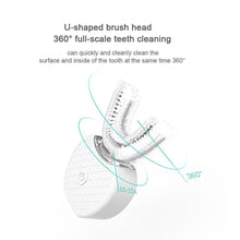 Load image into Gallery viewer, Teethbrush Whitening V-White 360° Ultrasonic Electric Toothbrush Sonic Toothbrush for Adults | 2021 Model | Rechargeable Portable Automatic LED light Infrared Protecting for Gums IPX7 Waterproof Hands Free