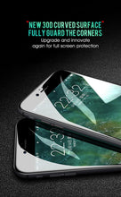 Load image into Gallery viewer, 30D Curved Edge Full Cover Protective Glass On The For iPhone 7 8 6 6S Plus Tempered Screen Protector For X XR XS Max Glass Film Tempered Glass Anti Scratch Phone Screen Protector iPhone Glass