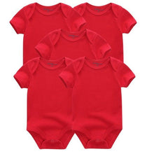 Load image into Gallery viewer, 5 PC Baby Summer High Quality Striped Rompers Jumpsuit For Boy & Girls Comfortable Clothes