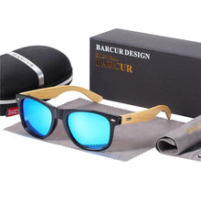 Load image into Gallery viewer, Natural Handmade Polarized Bamboo Classic Sunglasses for Men and Woman Wooden Sunglasses Oculos de sol masculino With UV400 Protection for eye