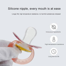 Load image into Gallery viewer, Pacifier with Antidust Lid Safe Newborn Infant Toddler Baby Pacifier Silicone Nipple Soother Infant Pacifier For Baby