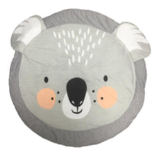 Load image into Gallery viewer, Play Mat Cartoon Animal Baby Mats Newborn Infant Crawling Cotton Round Floor Carpet Rugs Mat for Kids Room Nursery Decor