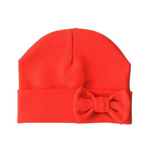 Load image into Gallery viewer, Modern Baby Girls and Boys Cotton Butterfly Hat For Newborn Infant Caps For Winter ad Sleeping for Baby Kids