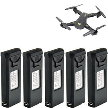 Load image into Gallery viewer, 6pcs Lipo Battery Charger Sets For VISUO XS809S XS809HW XS809W XS809 3.7V 900mAh RC Drones Quadcopter Spare Parts Accessories
