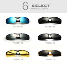 Load image into Gallery viewer, VEITHDIA Aluminum Magnesium Men's Sunglasses Polarized UV400 Coating Mirror Sun Glasses Outdoor Male Eyewear Accessories 6588