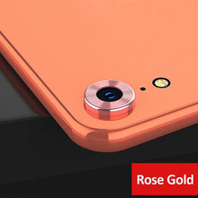 Load image into Gallery viewer, Camera Cover Anti-Scratch Tempered Glass Film For iPhone XR Camera Lens Protector Ring Plating Aluminum For iPhone XR Camera Case Cover Ring Protection