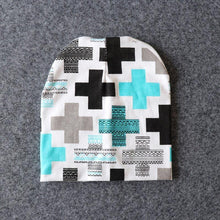 Load image into Gallery viewer, New Cotton Baby Cartoon Print Newborn Hat Elastic Toddler Infant Cap For Girls and Boys Kids