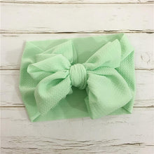Load image into Gallery viewer, Bog Bow Infant Headband Newborn Toddler Baby Girl Boy Headwear Solid Bowknot Soft Turban Knot Hairband For Girls
