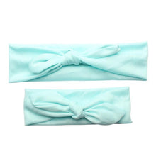 Load image into Gallery viewer, Mother & Baby Hair Bands Kids Headband Parent-kid Rabbit Ear Knot Headwear Turbans Hair Accessories Set