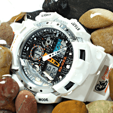 Load image into Gallery viewer, STEVVEX Fashion Luxury G Style Military Men's Sports Digital Watch Male Analog Wristwatch Diver For Men's and Boys