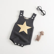 Load image into Gallery viewer, Baby Girl Knitted Clothes Rompers Jumpsuit Cotton Infant Baby Girl Romper In Retro Style For Girls