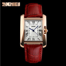 Load image into Gallery viewer, SKMEI Brand Elegant Retro Watches Women Fashion Luxury Quartz Watch Clock Woman Female Casual Leather Strap Women's Wristwatches