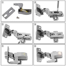 Load image into Gallery viewer, LED Inner Hinge lamp Under Cabinet Light Universal Wardrobe Light Sensor Led For Cupboard Closet Kitchen Bedroom Decor Lamp