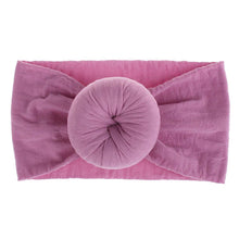 Load image into Gallery viewer, Newborn Infant Kids Girls Nylon Bow Hairband Headband Stretch Turban Knot For Bay Girls