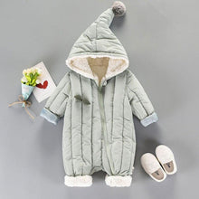 Load image into Gallery viewer, Newborn Infants Baby girls/boys Warm Hooded Jumpsuit Jacket Baby wear Clothing sets For Boys And Girls Winter Coat Jumpsuit in Several Sizes