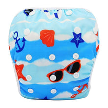 Load image into Gallery viewer, Baby Swimming Waterproof Adjustable Reusable Washable Cloth Pool Pant Diaper Cover