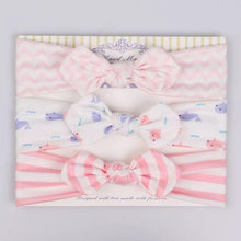 Load image into Gallery viewer, Modern Handamde Luxury Set Baby Girl Headband Bow For Newborn Babies Hair Band Elastic Accessories Cotton Headwear For Girls