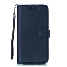 Load image into Gallery viewer, Solid Color Leather Wallet Case For iPhone 14 XS MAX 11 Pro 12 mini 13 Flip Cover Card Slot Mobile Phone Case Wallet Mobile Phone Case Leather Flip Case Wallet Colorful Protective Case