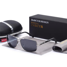 Load image into Gallery viewer, Luxury Men Modern Business Elegant New Sunglasses With High Quality Metal Frame and UV400 Protection
