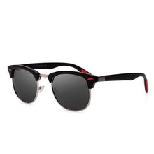 Load image into Gallery viewer, Popular Retro New Polarized Men's Sunglasses UV400 Square Half Metal Frame Ladies Sunglasses Brand Design Glasses Driving Sunglasses