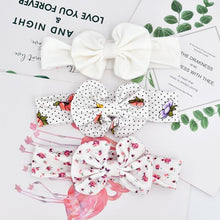 Load image into Gallery viewer, Modern 3PCS Set Floral Bows Baby Headband Dot Bowknot Cotton Hair Band Girls Hair Accessories For Girls