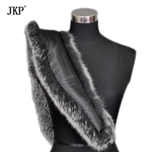 Load image into Gallery viewer, Winter Women's Real Fox Fur Collar Fox Fur Cap Fur Collar 80-100cm Collar Soft Fur Scarf Neck Warmer