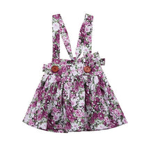 Load image into Gallery viewer, Luxury Modern Summer Fashion Toddler Kids Baby Girls Floral Printing Sleeveless Clothes Party Strap Tutu Dress For Girls